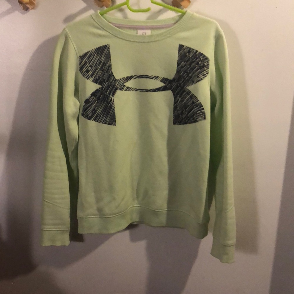 Under armour mint fleece pull over size s